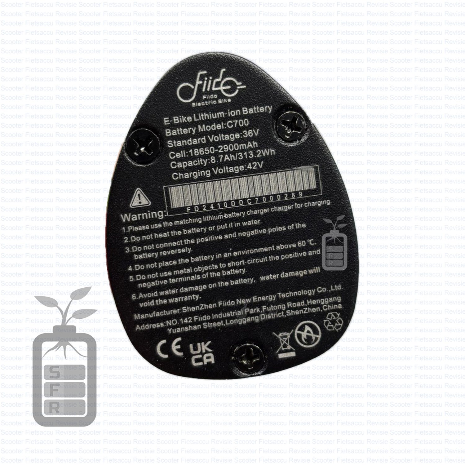 Velo 36v, 8.7Ah zadelpen Fietsaccu Repareren, Upgrade, revisie - Afbeelding 5